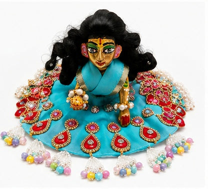 Neel Rangoli Poshak (नील रंगोली पोशाक)