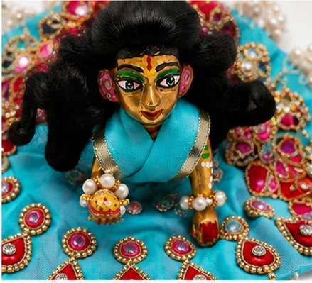 Neel Rangoli Poshak (नील रंगोली पोशाक)