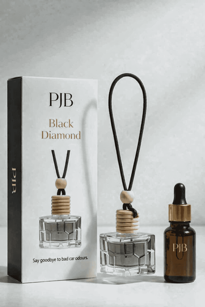 Perfume Luxury Car Hanging Perfume Diffuser | Long-Lasting Premium Fragrance Black Diamond