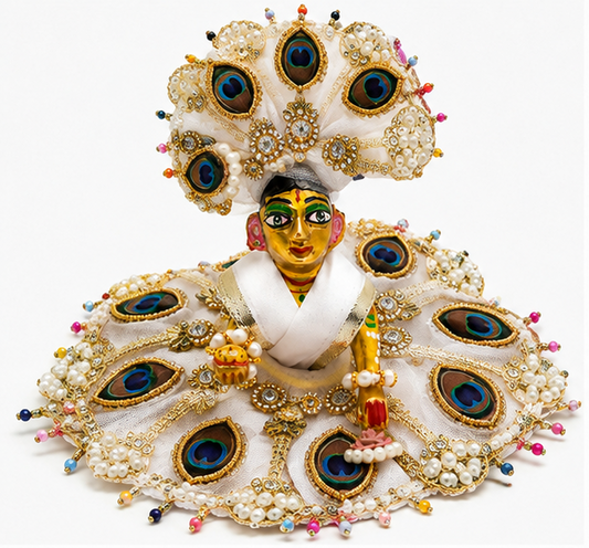 BH 120 Peacock Pearl Poshak (मोर पंख मोती पोशाक)