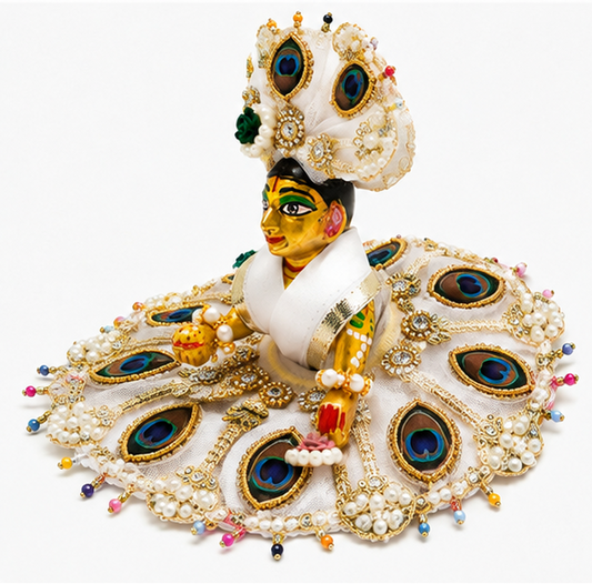 BH 120 Peacock Pearl Poshak (मोर पंख मोती पोशाक)