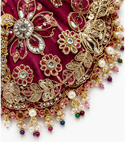 BH 116 Rakt Gulab Rajsi Poshak (रक्त गुलाब राजसी पोशाक)
