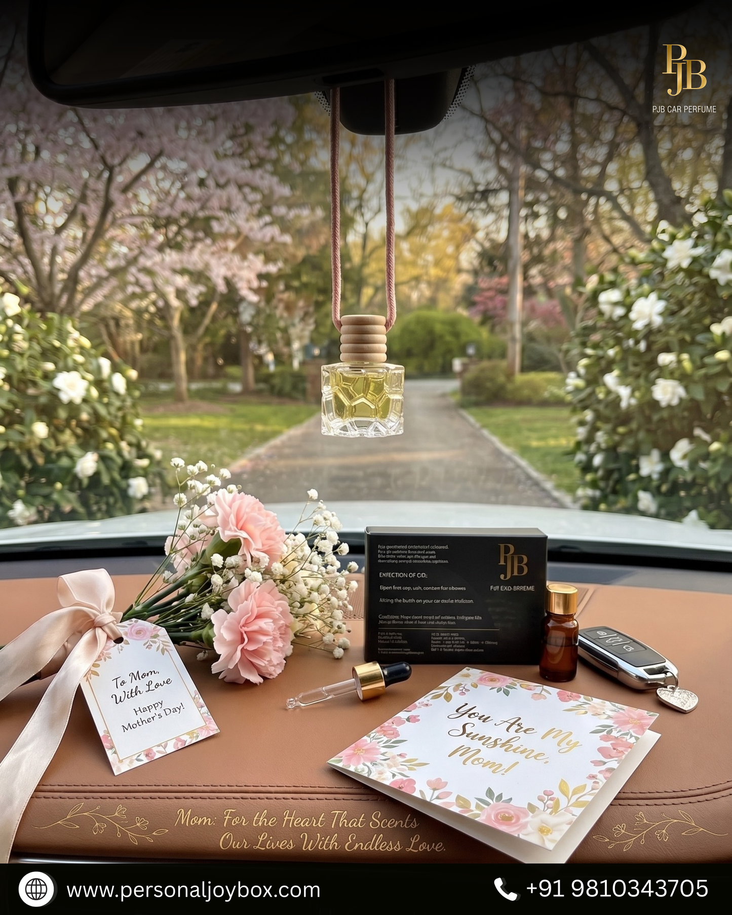 Luxury Car Perfume Hanging ( 45 days pack of 1 Pcs )