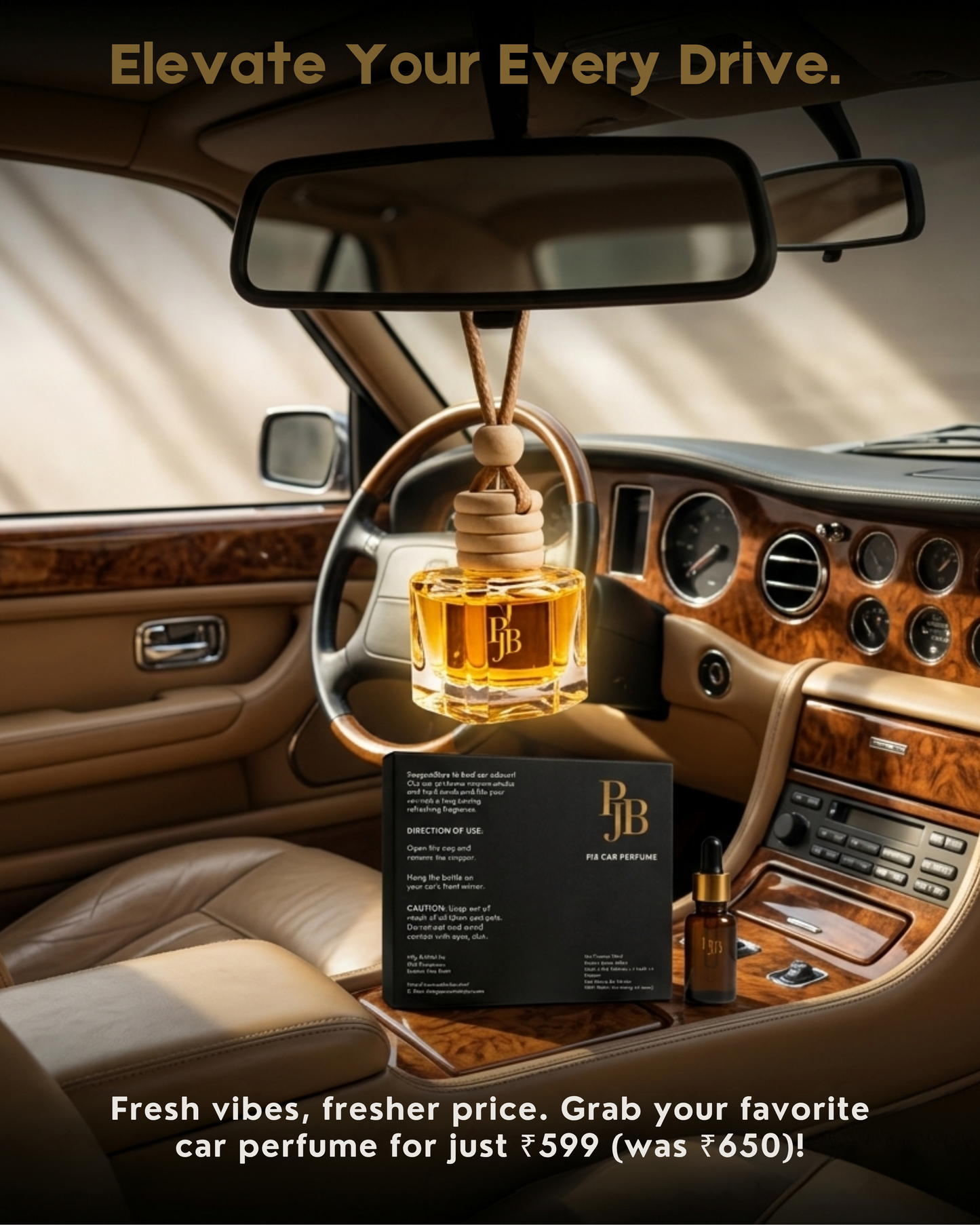 Premium Long-Lasting Car Perfume ( 45 days pack )(Pack of 2)