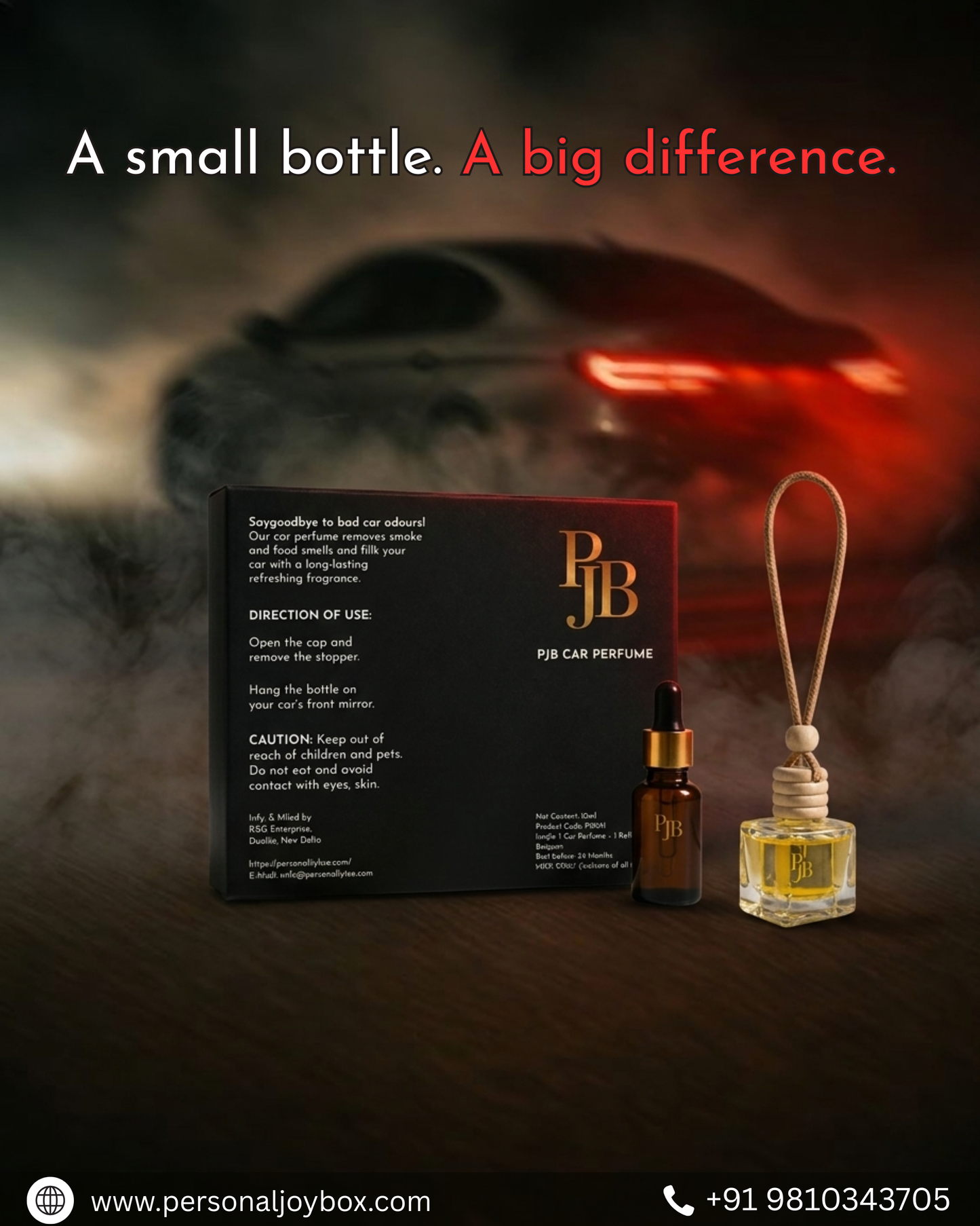 Luxury Car Perfume Hanging ( 45 days pack of 1 Pcs )