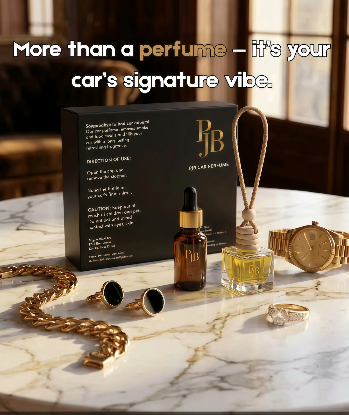 Luxury Car Perfume Hanging ( 45 days pack )