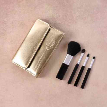 make-up 1 brush +2 Scrubber + 1 pouch of 4 pcs face brush ( combo set )