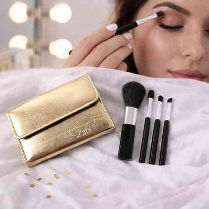 make-up 1 brush +2 Scrubber + 1 pouch of 4 pcs face brush ( combo set )