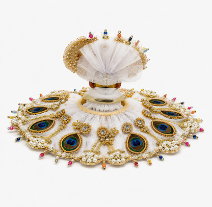 BH 120 Peacock Pearl Poshak (मोर पंख मोती पोशाक)