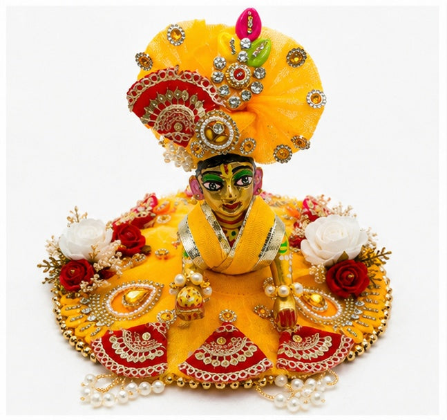 Peela Shringar Poshak (पीला श्रृंगार पोशाक)