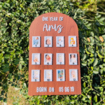 12 Month Photo Frame - Baby Birthday Gift