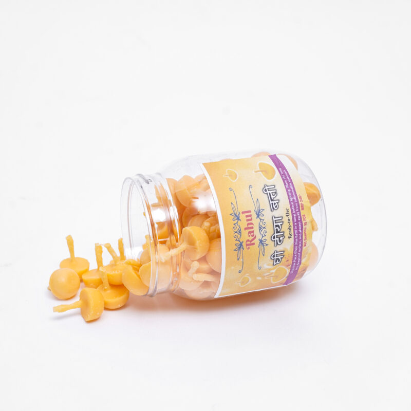 Ghee Diyas – 100% Cow Ghee | 95pcs | 500 grms | Ready to Use, Pure & Bright!