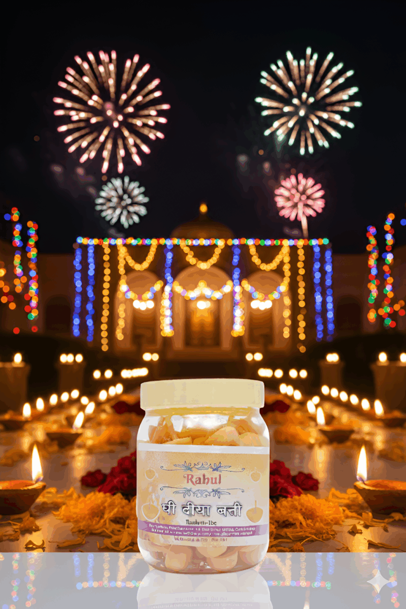 Ghee Diyas – 100% Cow Ghee | 95pcs | 500 grms | Ready to Use, Pure & Bright! - Image 6