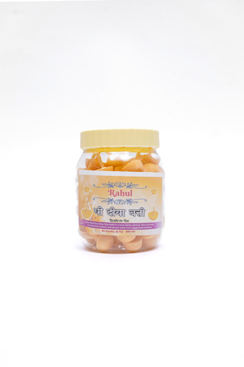 Ghee Diyas – 100% Cow Ghee | 95pcs | 500 grms | Ready to Use, Pure & Bright! - Image 2