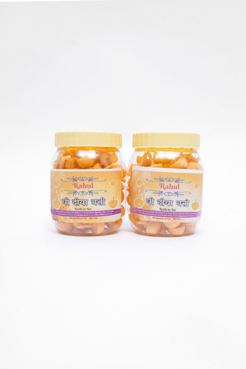Ghee Diyas – 100% Cow Ghee | 95pcs | 500 grms | Ready to Use, Pure & Bright! - Image 4